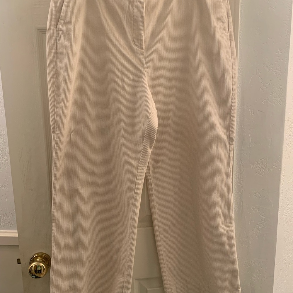 J. Crew Women's Corduroy Pants in Cream